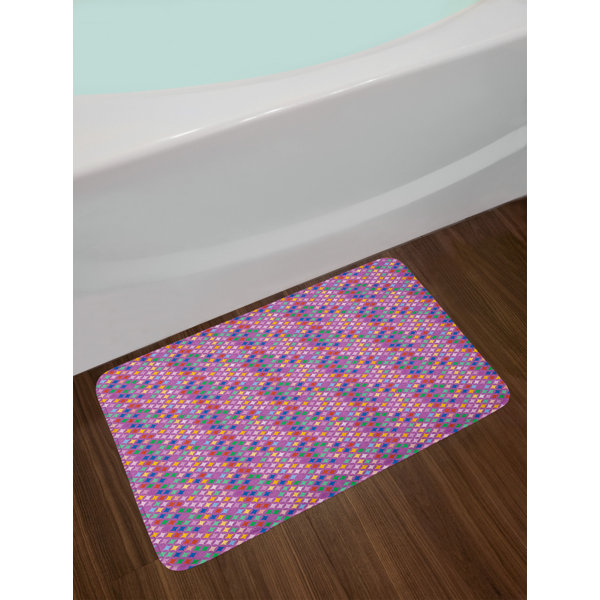 East Urban Home Abstract Bath Rug Wayfair